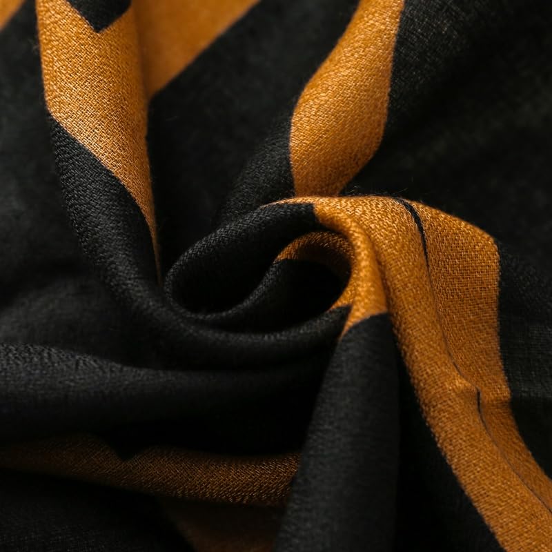 WZX Boho Scarf for Women, 70"x35" Large Lightweight Shawl Wrap for Travel, Sun Protection, Office & All-Season Wear - color: 004