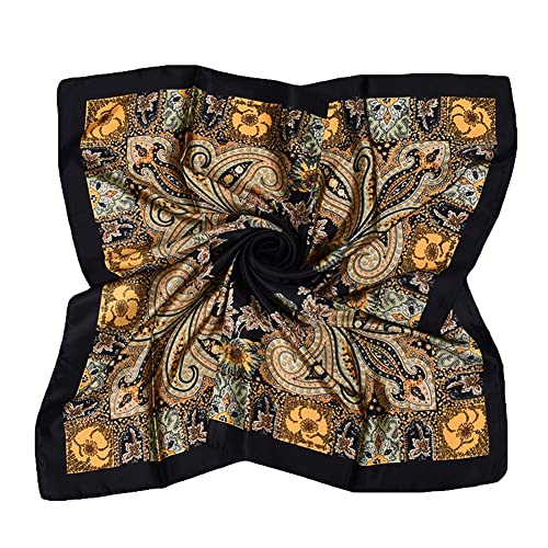 Headscarf Large Square Women Scarf 35" Fashion Scarves Silk Feeling Hairscarf - color: A108