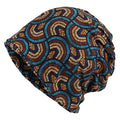 KAKU NANU Women Turban Chemo Beanies Pre Tied Caps Baggy Slouchy Headwear Sleep Scarf - color: Snake Pattern