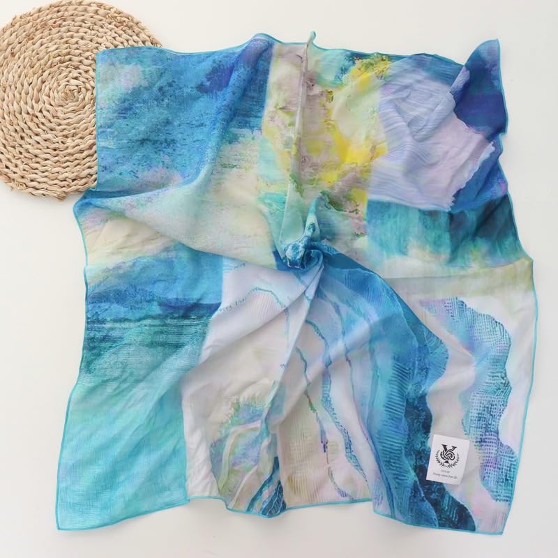 Large Cotton Bandana Lightweight Head Hair Scarf Headbands Wraps Cover Handkerchiefs for Women Men 25 x 25 inch - color: Rt33
