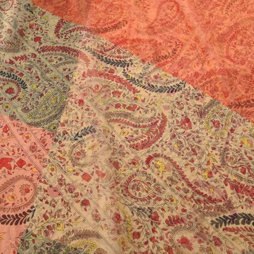 Womens Sexy Bohemian Floral Beach Cover Up Sarong Wrap Swimsuit Beachwear - color: Warm Orange