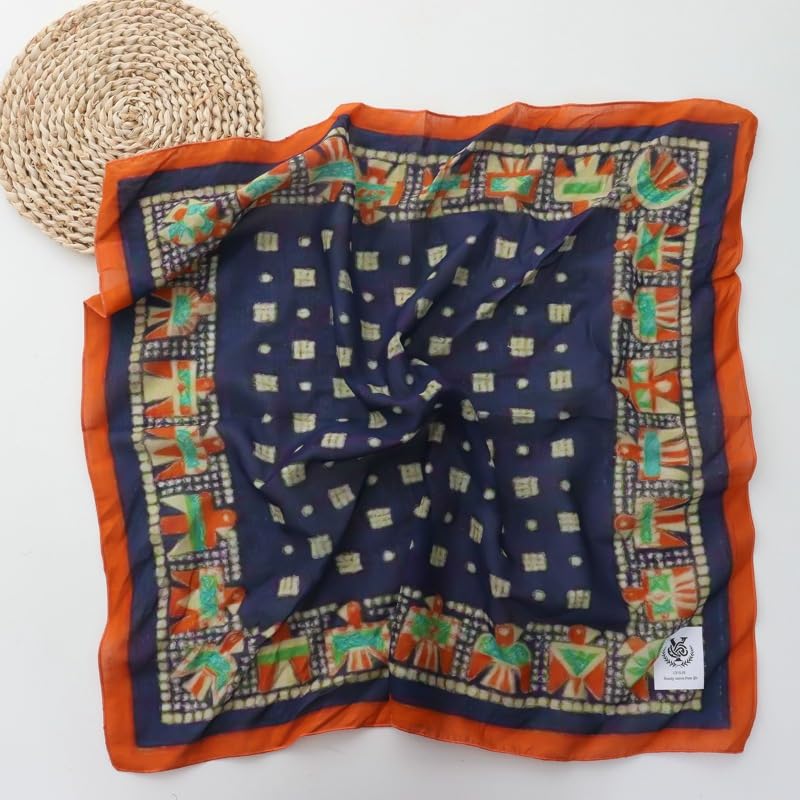 Large Cotton Bandana Lightweight Head Hair Scarf Headbands Wraps Cover Handkerchiefs for Women Men 25 x 25 inch - color: Rt15
