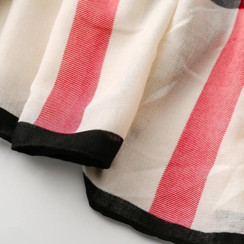 WZX Boho Scarf for Women, 70"x35" Large Lightweight Shawl Wrap for Travel, Sun Protection, Office & All-Season Wear - color: 006