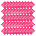 50 Pcs Bandanas Bulk Large Bandana Headband Paisley Cowboy Bandana Scarf Handkerchief for Women Men - color: Hot Pink