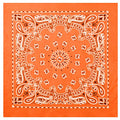 Rothco Trainmen Paisley Bandana - Standard - 22" X 22" - color: Orange