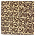 Cotton Bandana,Large Bandanas for Women,Head Coverings for Women,Head Scarf Handkerchief, Square Headband 27" x 27" - color: 27-05-sunflower-coffee