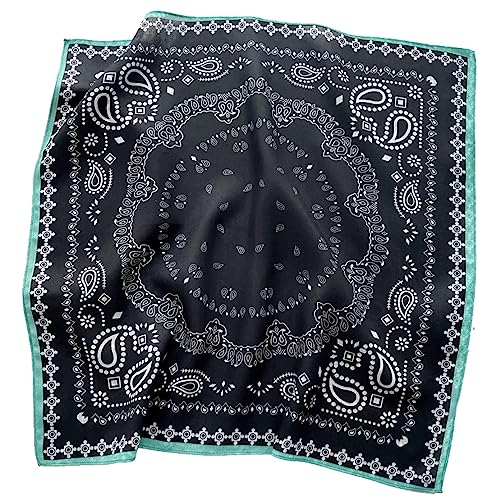 K-Elewon Women Medium Square Scarf Head Scarf Neck Scarf Hair Scarf Head Sleeping Wraps Bandana Scarfs for Women - color: V06