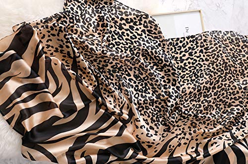 Silk Scarf Mulberry Silk Fashion Scarves Long Lightweight Shawl Wrap … - color: W09