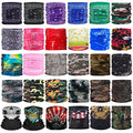 12-30 Pieces Neck Gaiters Scarf Head Wrap Headwear Balaclava Face Mask Sun Bandanas for Women Men Running,Cycling,Fishing - color: 30 Colors With Pattern