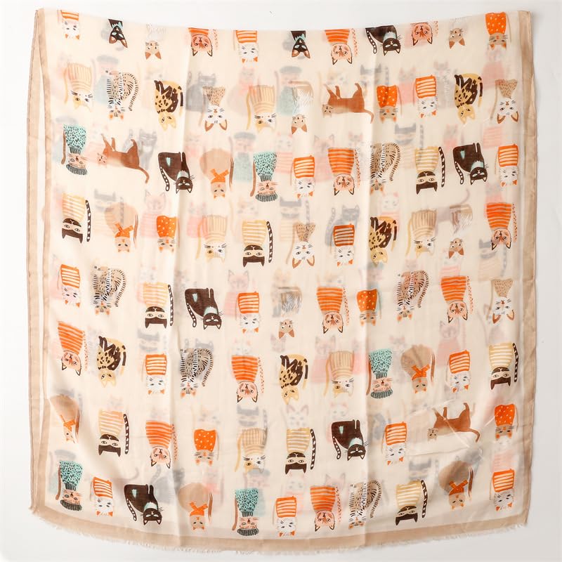 WZX Boho Scarf for Women, 70"x35" Large Lightweight Shawl Wrap for Travel, Sun Protection, Office & All-Season Wear - color: 013