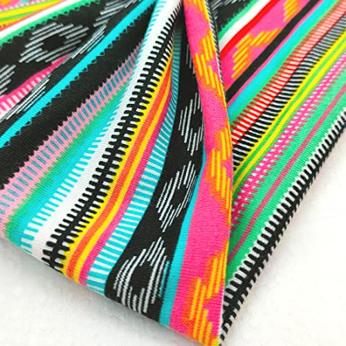 YONUF Wide Boho Headbands for Women Fashion Knotted Headband Yoga Workout Hair Accessories African Head Wrap 4 Pack - color: Print
