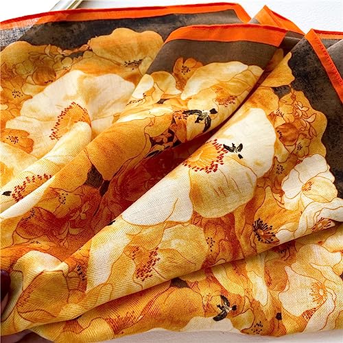 K-Elewon Women Medium Square Scarf Head Scarf Neck Scarf Hair Scarf Head Sleeping Wraps Bandana Scarfs for Women - color: V03