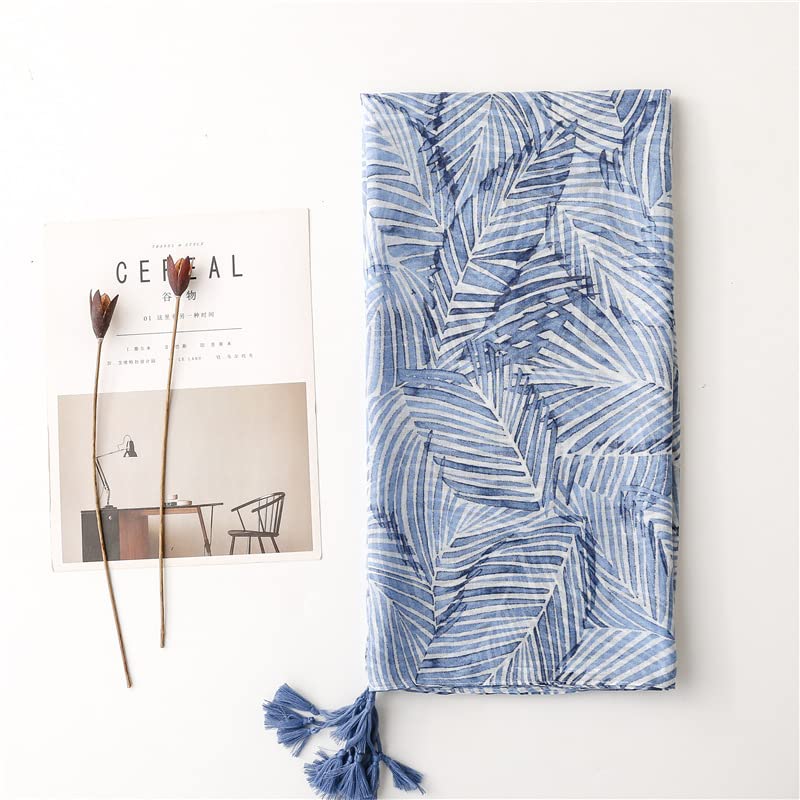 WZX Boho Scarf for Women, 70"x35" Large Lightweight Shawl Wrap for Travel, Sun Protection, Office & All-Season Wear - color: 011