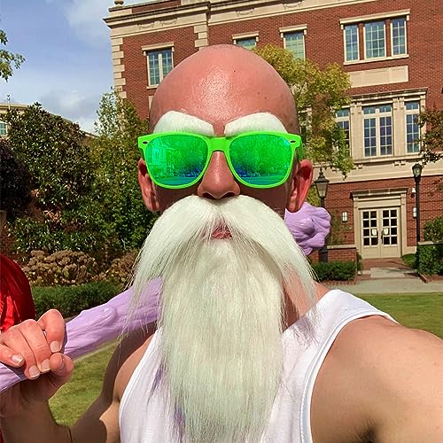 Eyegla Sunglasses Bulk Party Sunglasses Pack 80s Shades Eyewear Set for Men Women 8/10/20/30Pack - color: Green 10 Pack
