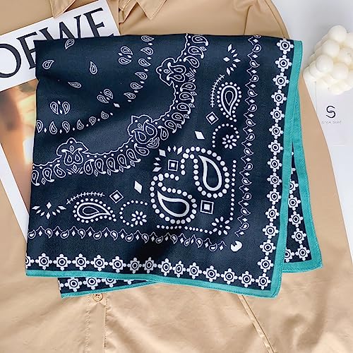 K-Elewon Women Medium Square Scarf Head Scarf Neck Scarf Hair Scarf Head Sleeping Wraps Bandana Scarfs for Women - color: V06