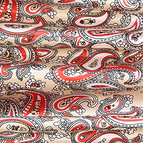 Headscarf Large Square Women Scarf 35" Fashion Scarves Silk Feeling Hairscarf - color: A104