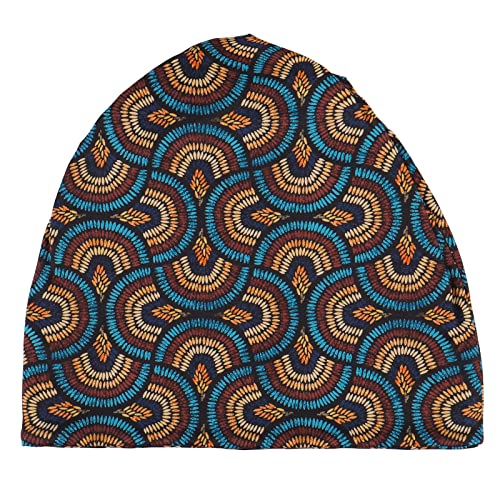 KAKU NANU Women Turban Chemo Beanies Pre Tied Caps Baggy Slouchy Headwear Sleep Scarf - color: Snake Pattern
