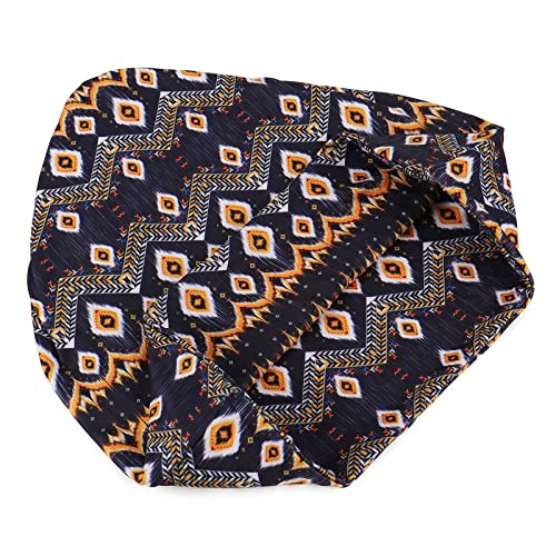 KAKU NANU Women Turban Chemo Beanies Pre Tied Caps Baggy Slouchy Headwear Sleep Scarf - color: Geometric