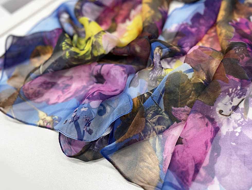Xyueanlo Scarfs for Women Fashion Scarves Print Pattern Lightweight Sunscreen Scarf Wraps Shawls - color: Purple