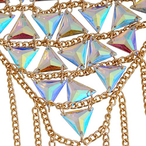 Women's Sexy Suit Body Chain - color: Gold Color Body Chain Suit-099-2