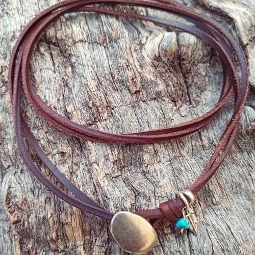 HUASAI Choker Necklace for Women Boho Necklaces Country Concert Outfits for Women Layered Western Choker Necklace Boho Cowgirl Jewelry Accessories Dress - color: Z:Boho Necklace