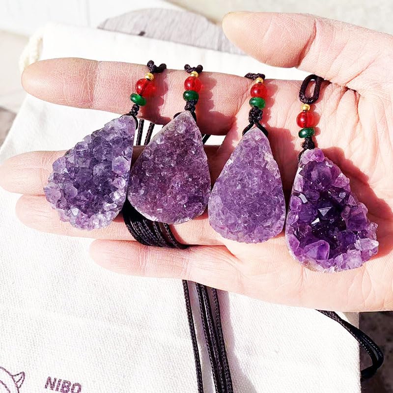 Bohemian Vintage Pendant Necklace Aesthetic Boho Chunky Adjustable Stacked Necklace for Woman Ethnic Tribal Jewelry - style: Bohemian 8