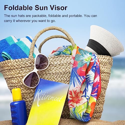 DRESHOW Women Straw Panama Hat Travel Fedora Beach Sun Hat Summer Wide Brim Straw Roll up Hats UPF 50+ - color: Fedora White