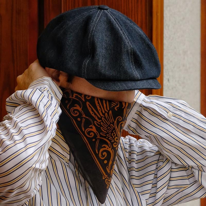 22"x22" Multi-Purpose 100% Cotton Bandana Face Mask(3-Pack) - color: Modern Assorted