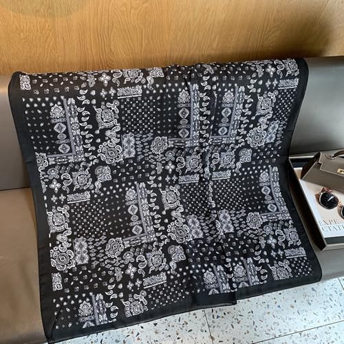 41" Large Square Scarf Hairscarf Fashion Scarves Hair Wrapping Scarfs Night Sleeping Headscarf for Women B06 - color: B066
