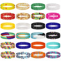TOBENY SHIWE 24PCS Waist Bead Chains for Women Colorful Summer Body Chains Belly Beads Bikini Jewelry Chains Bead Waist Chains Set - style: Modern
