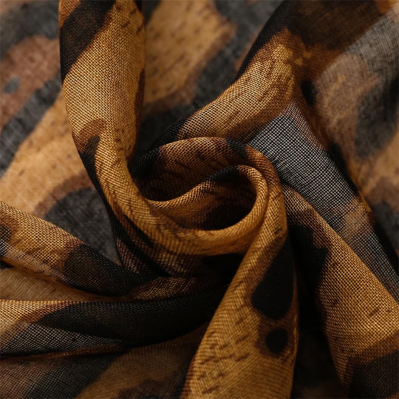 WZX Boho Scarf for Women, 70"x35" Large Lightweight Shawl Wrap for Travel, Sun Protection, Office & All-Season Wear - color: 027