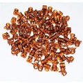 100pc/pack 1cm Hair Claws Clip for Women Girls Plastic Mini Hairpin Hair Clip Clamp Hair Accessories Gifts (100pcs brown) - color: 100pcs-brown