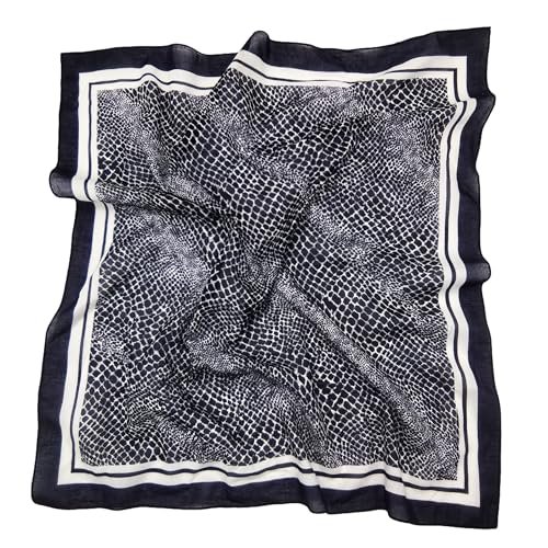 Large Cotton Bandana Lightweight Head Hair Scarf Headbands Wraps Cover Handkerchiefs for Women Men 25 x 25 inch - color: Rt02