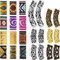 WILLBOND 24 Pcs Hair Jewelry for Braids Loc Jewelry for Dreadlock African Beads Hair Tube Beads DIY Braiding Accessories Decorations for Men Women