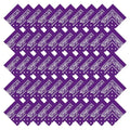 50 Pcs Bandanas Bulk Large Bandana Headband Paisley Cowboy Bandana Scarf Handkerchief for Women Men - color: Purple
