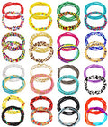 TOBENY SHIWE 24PCS Waist Bead Chains for Women Colorful Summer Body Chains Belly Beads Bikini Jewelry Chains Bead Waist Chains Set - style: Style H-32P