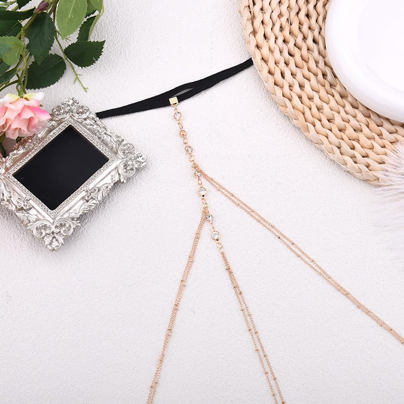 Multi-Layer Leg Ring Chain for Women Summer Thigh Chains Charm Fashion Body Accessories Decor for Women Ladies Leg Belts