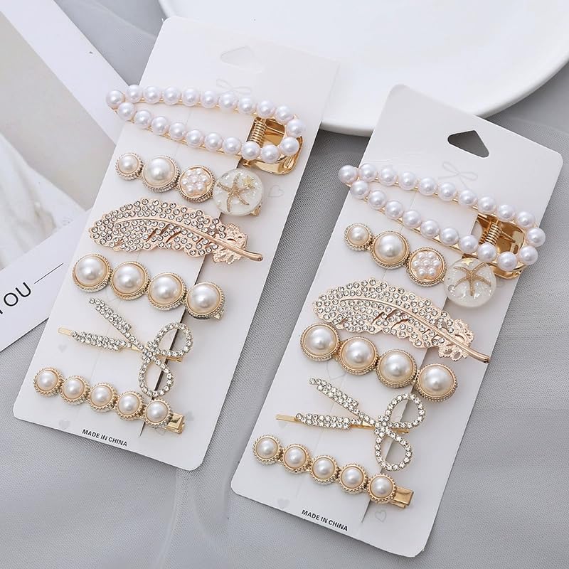 Lemeilleur 12 PCs Hair Clip Metal Duck Teeth No Slip Hair Pins Hair Barrettes for Thick Thin Hair For Women Girls