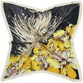 Julunar Silk Like Head Scarf for Women - Satin Large Hair Scarves - 35" Square Silk Hair Wrap for Sleeping with Gift Packed - color: A008-2 Goldfish Beige