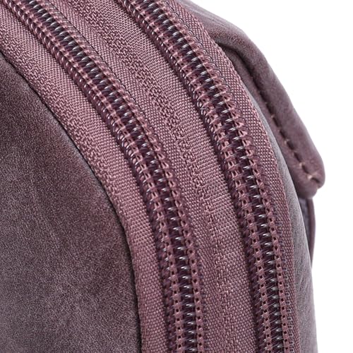 INICAT Women's Small Sling Bag, Lightweight Everyday Vegan Leather Crossbody Purse for Daily Essentials and Travel Light - color: Grape Purple, size: Small
