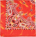 Motique Accessories Modern Tie Dye Bandana - color: Orange