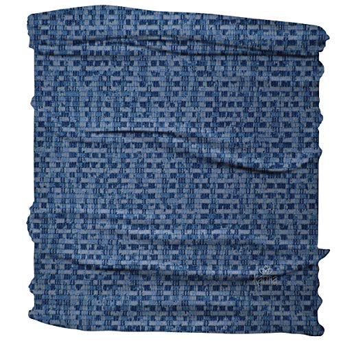 Karma Blue Basket Weave Headband for Women - Medium - Fabric Headband and Stretchy Hair Scarf - Blue - color: Blue Basket Weave, size: 1 Count (Pack of 1)