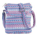 Satchel Saddle Pocket Swing pack Bag Collection Messenger Shoulder Bag Travel Purse Wallet - color: Multiple Pattern P