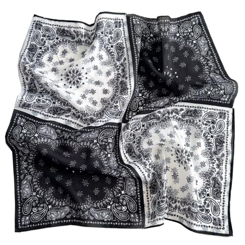 K-Elewon Women Medium Square Scarf Head Scarf Neck Scarf Hair Scarf Head Sleeping Wraps Bandana Scarfs for Women - color: V08