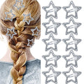 Hair Clip Set, 10Pcs Glitter Star Hair Accessories Y2K Hair Barrettes Non-slip Hollow for Kids Girls Women, Cute Small Hair Clips for Everyday Fashion and Party - color: Style8