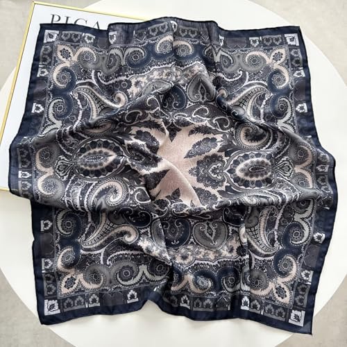 K-Elewon Women Medium Square Scarf Head Scarf Neck Scarf Hair Scarf Head Sleeping Wraps Bandana Scarfs for Women - color: V20