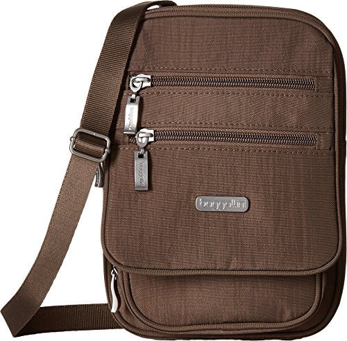 Baggallini Journey Crossbody Bags for Women 9x6 Small Lightweight Travel Handbag W/RFID - color: Portobello