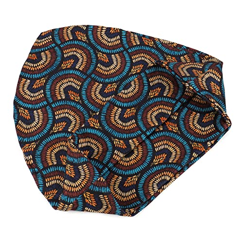 KAKU NANU Women Turban Chemo Beanies Pre Tied Caps Baggy Slouchy Headwear Sleep Scarf - color: Snake Pattern