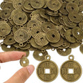Bronze Chinese Coins – 190 PCS Ancient Antique Fashion Retro Jewelry Making Crafting Charms Findings Bulk for Bracelet Necklace Pendant Accessoires Lots Vintage Feng Shui Cash Arts Crafts Beading Tone