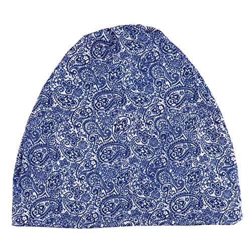 KAKU NANU Women Turban Chemo Beanies Pre Tied Caps Baggy Slouchy Headwear Sleep Scarf - color: Floral-2